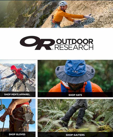 Outdoor Research Store on #Amazon - #hiking #outdoor #Camping #gifts #xmas Trekking Gear, Adidas Store, Hiking Clothes, Tommy Hilfiger Store, Outdoor Gadgets, Travel Gadgets, Outdoor Research, Hiking Tips, Acadia National Park