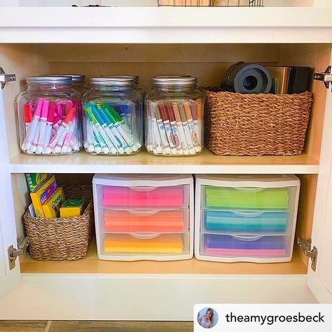 Amy Groesbeck, Organizing A Craft Room, Simple Farmhouse, Elementary Classroom Decor, Future Teacher, Educational Content, Office Crafts, School Room, Homeschool Organization