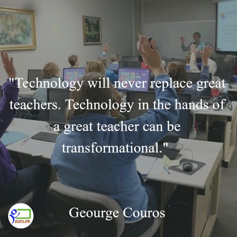 “Any teacher that can be replaced by a computer, deserves to be.” - Dr. David Thornburg Computer Quotes, Computer Quote, Quotes Teacher, Computer Teacher, Educational Quotes, Learning Quotes, Learning Spaces, Electronics Projects, Education Quotes