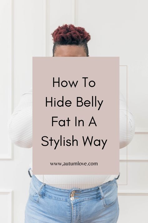 Clothes For Stomach Pooch, Outfits For Lower Belly Pooch, Belly Flattering Outfits, Clothes For Women With Bellies, How To Style Apron Belly, Style For Big Belly Women, Apron Stomach Outfits, What To Wear If You Have A Big Belly, How To Tuck A Shirt When You Have A Belly