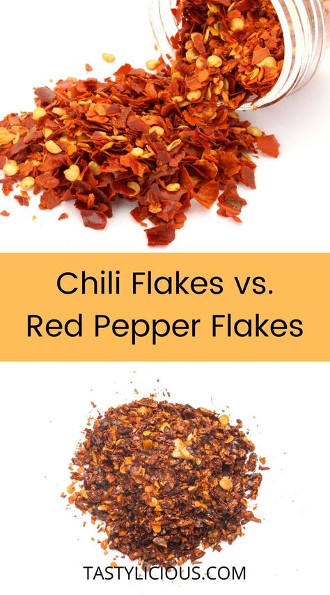 can i use red pepper flakes instead of chili flakes | Red Pepper Flakes Vs Chili Flakes | difference between red pepper flakes and red chili flakes | summer dinner recipes | healthy lunch ideas | dinner ideas | breakfast ideas | easy healthy dinner recipes Homemade Crushed Red Pepper Flakes, Chili Flakes Recipes, Homemade Red Pepper Flakes, Diy Red Pepper Flakes, Red Pepper Flakes Recipes, Spicy Pasta Sauce, Breakfast Ideas Easy Healthy, Garden Peppers, Homemade Chili Powder