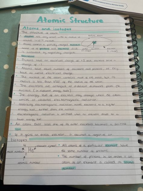 Electronic Structure Of Atoms, Atoms Elements And Compounds, Atomic Mass Notes, Atomic Structure Notes Aesthetic, Isotopes Chemistry Notes, Chemistry Atomic Structure Notes, Structure Of Atom Notes, Eddy Atoms, Atomic Structure Notes