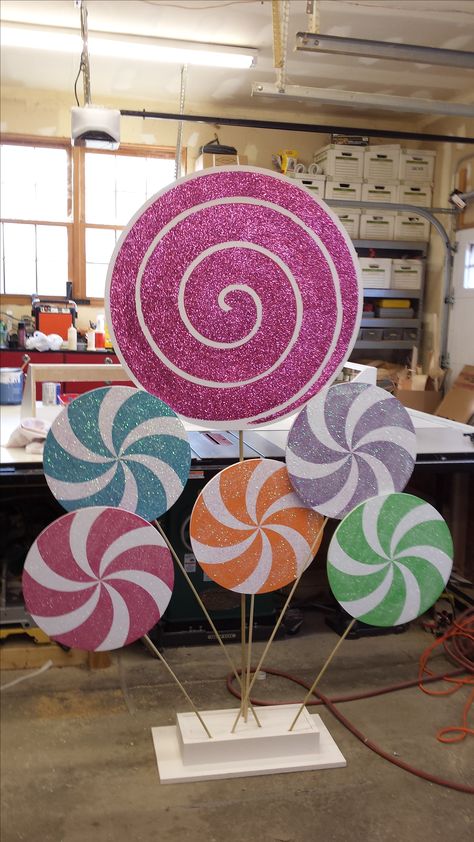 Candy Land Lollipops, Candy Hallway Decorations, Lollipop Party Theme, Candy Themed Dance, Candyland Theme Dance, Candy Land Hoco Theme, Candyland School Dance, Candy Lane Decor, Candyland Themed Games