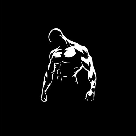 Gym Men Wallpaper, Gym Graphics Illustration, Gym Logos Ideas, Gym Black Wallpaper, Bodybuilding Logo Gym, Gym Profile Picture, Gym Logo Design Fitness, Logo Gym Design, Gym Template Design