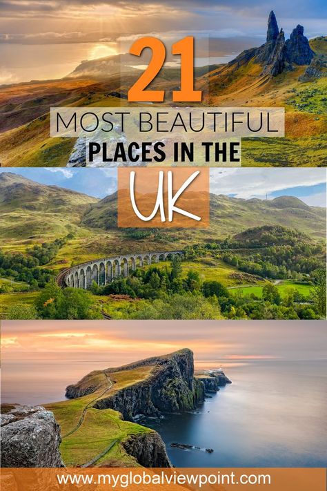 In the UK, castles dwarf towns, timepieces tower over cities, and gentle rolling hills stretch as far as the eye can see. From beautiful cities like London and Edinburgh to remote villages and highlands, this kingdom is teeming with sights that are worthy of your Instagram feed. Here are the 21 most Instagrammable places in the UK (England, Wales, Scotland, and Northern Ireland) that you need to add to your bucket list! Uk Castles, Europe Adventure, Most Instagrammable Places, United Kingdom Travel, Voyage Europe, Instagrammable Places, Koh Tao, Location Photography, Rolling Hills