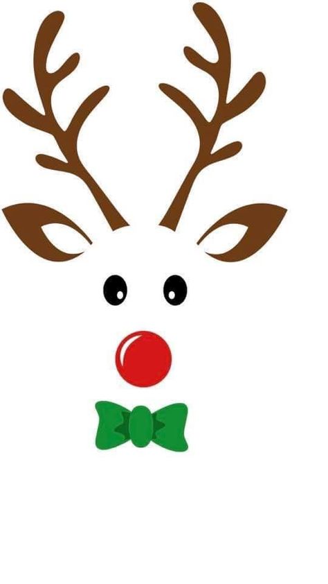 Christmas Reindeer Craft, Easy Diy Christmas Crafts, Decoration Creche, Kitchen Cabinet Organization Ideas, Efficient Kitchen, Cricut Christmas Ideas, Diy Christmas Crafts, Reindeer Face, Christmas Arts And Crafts