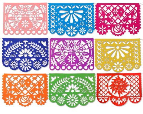 Fiesta Wedding Decorations Papel Picado Flags Mexican | Etsy Mexican Paper Banner, Mexican Papel Picado, Mexican Birthday, Flag Hanging, Fiesta Theme Party, Mexican Party Theme, Fiesta Decorations, Fiesta Theme, Fiesta Baby Shower