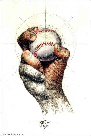 Cada quién y su forma de agarrar la bola. Baseball Drawings, Baseball Tattoos, Baseball Bedroom, Baseball Tips, Baseball Pitching, Baseball Quotes, Baseball Posters, Baseball Art, Baseball Print