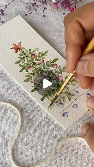 141K likes, 709 comments - watercolor_daily on October 29, 2023: "It’s time to prepare for Christmas 🎄 Postcard idea by @bluebellarts ✨Join @watercolor_daily for daily watercolor inspiration". Christmas Postcard Watercolor, Christmas Postcard Ideas, Postcard Idea, Watercolor Postcards, Prepare For Christmas, Watercolour Christmas, Watercolor Postcard, Christmas Postcards, Watercolor Pictures