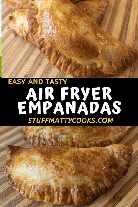 Airfryer Empanadas, Chicken Empanadas Recipe Easy, Snack Airfryer, Empanadas Chicken, Air Fryer Empanadas, Homemade Empanadas, Beef Empanadas Recipe, Butternut Recipes, Chicken Empanadas