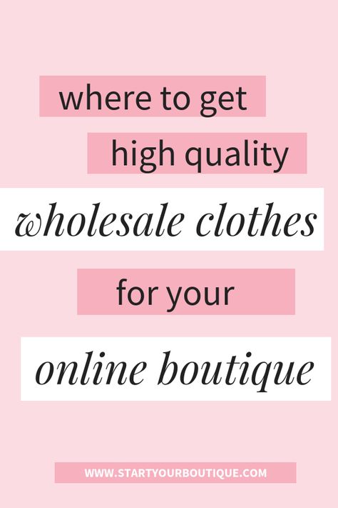 Boutique Inventory Ideas, Clothing Wholesale Vendors, Wholesale Boutique Clothing Vendors, Boutique Mood Board, Wholesale Vendors List Free, Clothing Business Ideas, Boutique Vendors, Opening Boutique, Boutique Essentials