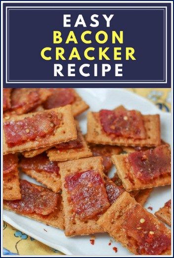 Bacon. Need I really say more? This crunchy, salty, and sweet easy bacon cracker recipe will be the next go-to recipe for all of your parties. Everyone loves this naughty little indulgence. They are so good everyone will leave asking for the recipe. Boat Appetizers, Candied Bacon Crackers, Bacon Crackers, Bacon Cracker, Crackers Appetizers, Hot Apps, Red Pepper Recipes, Cracker Recipe, Comfort Recipes