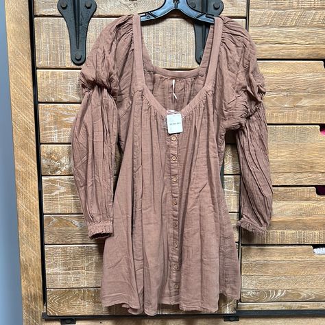 Brand New W Tags Adorable Mini Dress Has Pockets Size Small Free People Slip Dress, Dress Stole, Amanda Uprichard Dress, Long Sleeve Tunic Dress, Beauty Dress, Barefoot Shoes, June 2024, Denim Mini Dress, Mini Sweater Dress