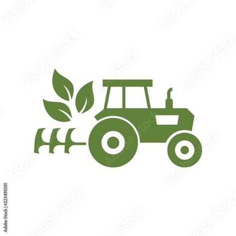 Tractor Logo, Agricultural Development, Agriculture Logo, Farm Logo, Grafic Design, Logo Icon, Logo Images, Logo Inspiration, Agriculture