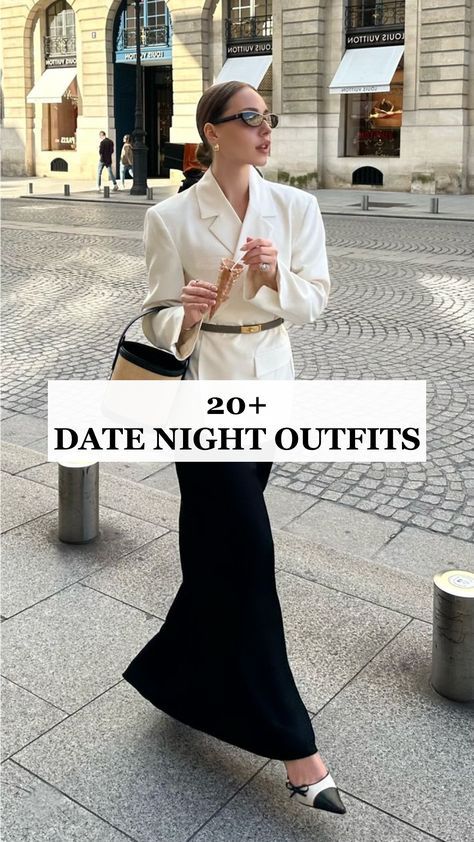 Elegant Outfit For Dinner, Old Money Date Night Outfit, Evening Dinner Outfit Classy, Anniversary Outfits For Women, Fancy Dinner Outfit Classy, Hot Date Night Outfit, Anniversary Dinner Outfit, Elegant Date Night Outfit, Dinner Night Outfit