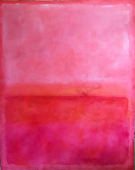 Pink Rothko Rothko Paintings, Rothko Art, Pink Painting, Kunst Inspiration, Contemporary Abstract Painting, Up Book, Mark Rothko, Colour Field, Pink Abstract