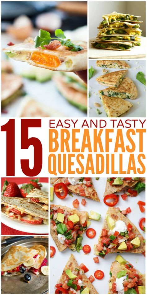 15 Easy and Tasty Breakfast Quesadillas Healthy Quesadilla, Breakfast Quesadilla Recipes, Veg Protein, Breakfast Quesadillas, Easy Homemade Salsa, Breakfast Quesadilla, Breakfast Vegetables, Crazy House, Tasty Breakfast