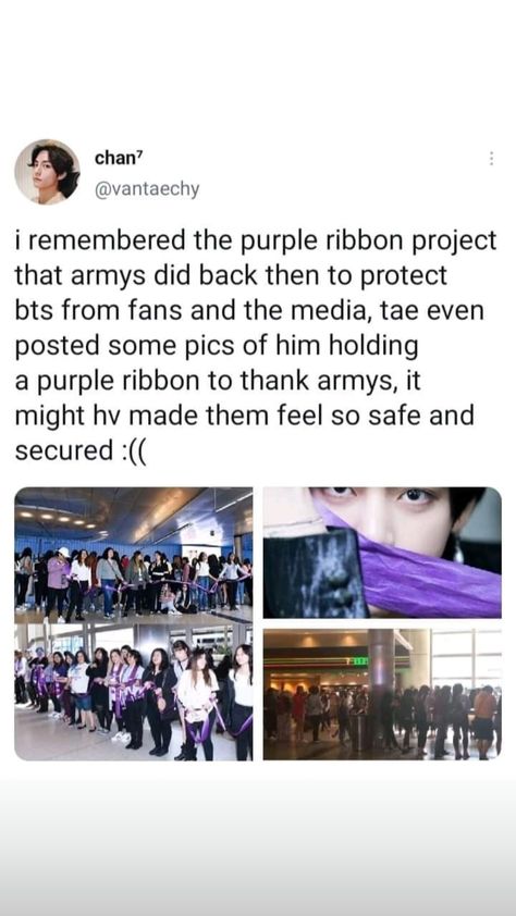 Bts Purple Ribbon Project, Bts Army Purple Ribbon Project, Bts Purple, Ribbon Projects, Army Video, Bts Theory, Bts Facts, Bts Concept Photo, Purple Ribbon