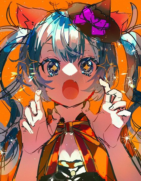 Anime Halloween, Beautiful Music, Kawaii Halloween, Anime Profile, Phone Themes, Hatsune Miku, Pretty Art, Anime Character Design, Vocaloid