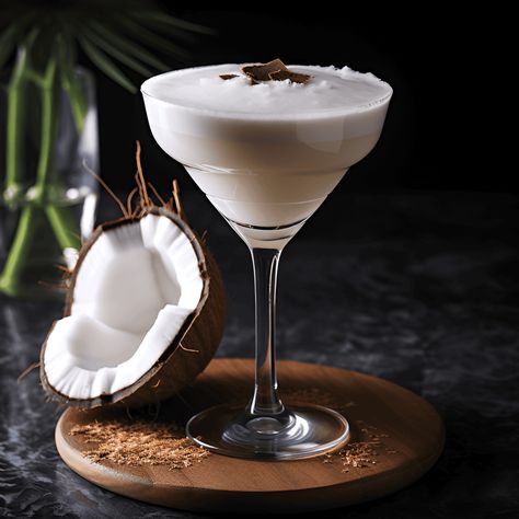 Ingredients: Vodka:2 oz · Coffee Liqueur:1 oz · Coconut Milk:1 oz · Ice Cubes:To fill the glass · Grated Coconut:For garnish Coconut Milk Cocktail, Milk Cocktails, Coconut Cooler, Vanilla Cocktail, Coconut Milk Drink, White Russian Cocktail, Coconut Mojito, Creamy Cocktails, Coconut Syrup