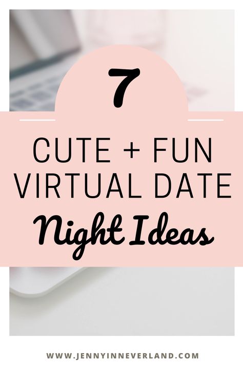 If you're in a long distance relationship, then you might want to check out these 7 cute and fun virtual date ideas to keep the romance alive from a distance! Try these different date ideas and date night ideas! Date night ideas at home! Virtual date night | Virtual date night ideas | Virtual date night games Click to read more! #dateideas #datenightideas #datenightathome #relationships #dating long distance relationships Fun Things To Do With Boyfriend Online, Cute Online Date Ideas, Time Difference Long Distance, Online Date Night Ideas, Ldr Date Night Ideas, Long Distance Movie Date, Over The Phone Date Ideas, Dating Long Distance Tips, Ldr Games Long Distance