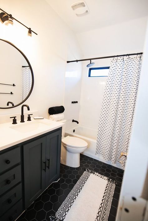 Bathroom Remodel On A Budget | Steph Taylor Jackson: Top Dallas Fashion Blog featuring Style, Beauty, Travel and Motherhood Builder Grade Bathroom, Makeover Kamar Mandi, Taylor Jackson, Bathroom Remodel On A Budget, Builder Grade, Bathroom Redesign, Small Bathroom Makeover, Dallas Fashion, Remodel On A Budget