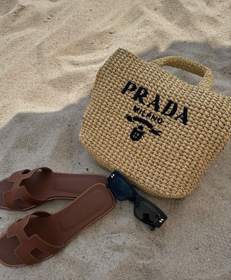 Prada Beach Bag, Beach Bag Aesthetic, Mombasa Beach, Expensive Wine, Bag Aesthetic, Bags Aesthetic, Summer Blue, Fashion Board, Nantucket