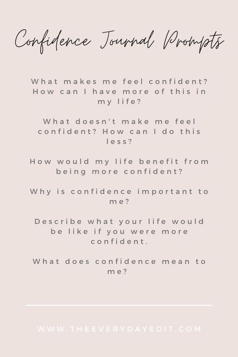 Confidence Boosting Journal Prompts, Journaling For Self Confidence, Journal For Confidence, Perfectionist Journal Prompts, Self Confidence Building Journal Prompts, Self Confidence Journal Ideas, Journaling Prompts For Confidence, Journal Prompt For Career, Therapeutic Writing Prompts