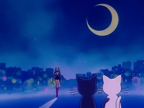 Moon Gif, Sailor Moon Gif, Sailor Moon Screencaps, Luna And Artemis, Sailor Moon Luna, Arte Sailor Moon, Sailor Scout, Sailor Moon Aesthetic, Sailor Pluto