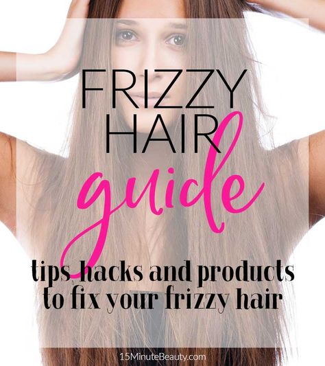 A guide to smooth your frizzy hair for good! Advice from hair stylists, tips and tricks that you haven't heard, and even the best products to fix your frizzy hair. Frizzy Hair Remedies, Defrizz Hair, Frizzy Hair Tips, Anti Frizz Hair, Hair Crimper, Quick Hair, Best Hair Care Products, Hair Guide, Healthy Hair Tips