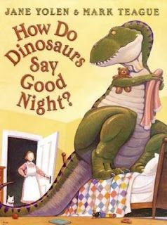 "How Do Dinosaurs Say Good Night?", Jane Yolen & Mark Teague 2000 Tiki Cake, Jane Yolen, Say Goodnight, Bedtime Reading, Children's Picture Books, Children's Literature, Therapy Activities, Bedtime Stories, Board Books