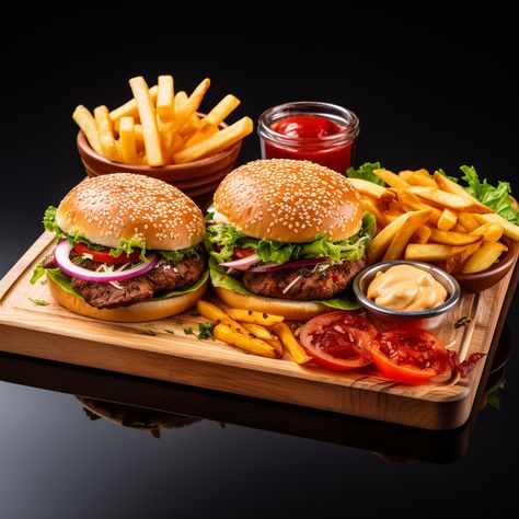 Best Fast Food Restaurants, Fast Food Images, Fries And Burger, Burger Png, Burger Photo, Burger With Fries, Mc Flurry, Web Master, Burger Images