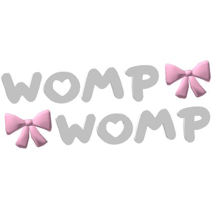 ♡ WOMP WOMP text in white/pink ♡ Cute Profile Pics Girly, Womp Womp Wallpaper, Womp Womp Coquette, Text Profile, White And Pink Aesthetic, Bed Clipart, Bow Quotes, Pink Core, Pink Wallpaper Hello Kitty