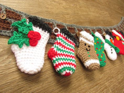 And another Christmas pattern - my stocking advent calendar! I had so much fun with this one! The stockings are removable and fillable, so many fun ways to use it! https://etsy.me/41tNdcX #christmas #crochet #adventcalendar #pdfcrochetpattern #christmasstocking Crochet Advent Calendar, Quick Crochet Patterns, Days Until Christmas, Quick Crochet, Unique Crochet, Christmas Pattern, Easy Projects, Advent Calendar, Instant Download Etsy