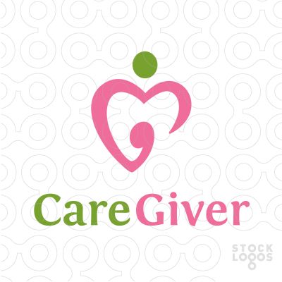 An abstract representation of a mother (in the shape of a heart) holding a baby. Caregiver Logo Design, Home Care Logo, Care Giver, Holding A Baby, Maternity Hospital, Social Media Designs, Make Your Logo, Holding Baby, Elderly Care