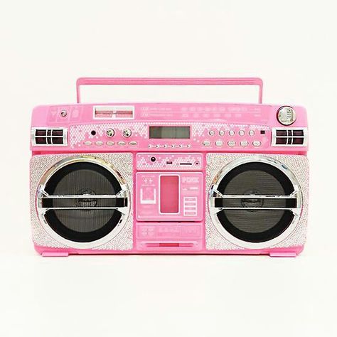 Pink bling vintage boom.box Dance Pool Party, Pink Radio, Pink Music, New Retro Wave, I Believe In Pink, Pink Nation, Passion Project, Tickled Pink, Break Dance