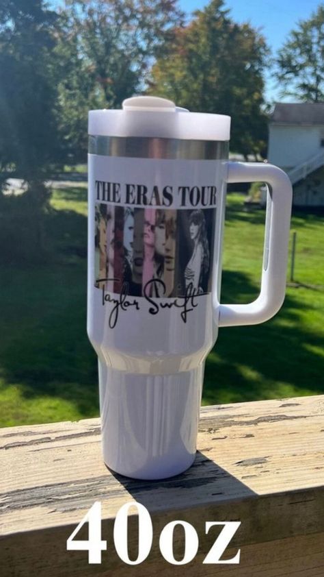 Eras tour Stanley Taylor Swift Fan Club, Taylor Swift Cute, Handmade Clay Jewelry, Taylor Swift Fan, Cute Cups, Taylor Swift Style, Eras Tour, Things To Buy, Cool Things To Buy