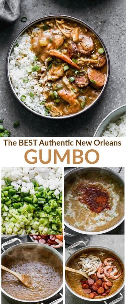 Favorite Gumbo Recipe, Southern Chicken And Sausage Gumbo, Shrimp And Okra Gumbo Recipe, Chicken And Sausage Gumbo Easy, Cajun Recipes Louisiana Authentic Gumbo, Best Seafood Gumbo Recipe Authentic, Seafood Gumbo Recipe Easy New Orleans, Shrimp And Andouille Sausage Gumbo, Gumbo Recipe Chicken Sausage Shrimp