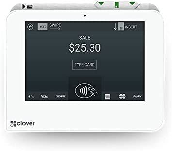 Clover Mini Wi-Fi (2nd Generation - Newest) - Requires Processing Through Powering POS Qr Code Scanner, Cash Drawer, Charging Hub, Pos System, Amazon Devices, Credit Card Processing, Ipad Stand, Ethernet Cable, Small Business Branding