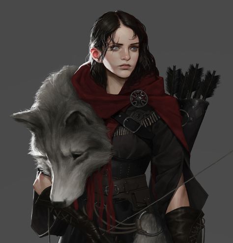 Ranger Dnd, Archer Characters, Female Elf, Elf Art, Fairytale Art, Little Red Riding Hood, Female Character Design, Red Riding Hood, Dnd Characters