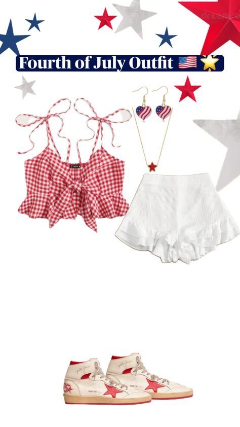 Fourth of July outfit inspo #fourthofjuly #fourthofjulyfit #4thofjuly #4thofjulyoutfit #america #usa #preppy #preppyinspo #preppyfit Cute Fourth Of July Outfits, Forth Of July Outfit, Outfit Ideas Preppy, Outfit Inspo 2023, Fourth Of July Outfits, July Outfit Ideas, Fourth Of July Outfit, July Outfits, July Fourth