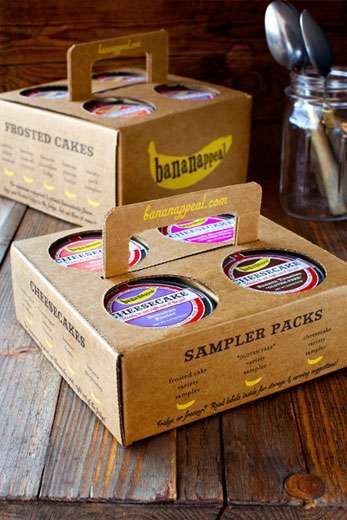 Cheesecake Sampler, Mason Jar Cakes, Chips Packaging, Frosted Mason Jars, Jam Packaging, Ice Cream Packaging, Banana Cheesecake, Honey Packaging, Jar Packaging