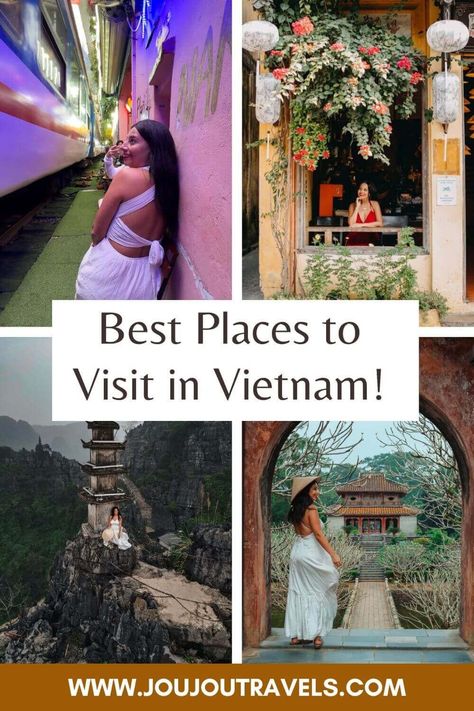 12 Best Places to Go in Vietnam & Why - jou jou travels Best Time To Visit Vietnam, Travel To Vietnam, Vietnam Vacation, Vietnam Destinations, Vietnam Trip, Vietnam Itinerary, Vietnam Travel Guide, Visit Vietnam, Best Cruise