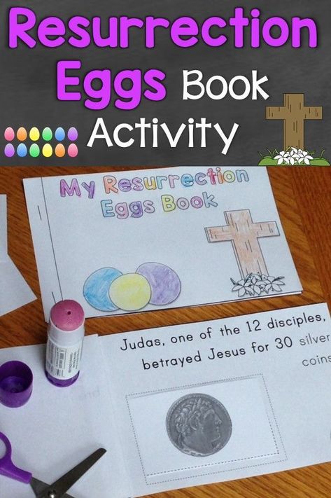 Easter Story Crafts, Easter Story Activities, Easter Bible Crafts, Easter Story For Kids, Resurrection Eggs, O Block, The Easter Story, Easter Lessons, Easter Sunday School