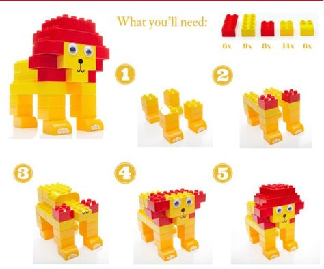 Mega Bloks Building Ideas Step By Step, Lego Craft Ideas, Old Lego Sets, Lego Therapy, Mega Blocks, Lego Challenge, Lego Building Instructions, Lego Club, Construction Lego