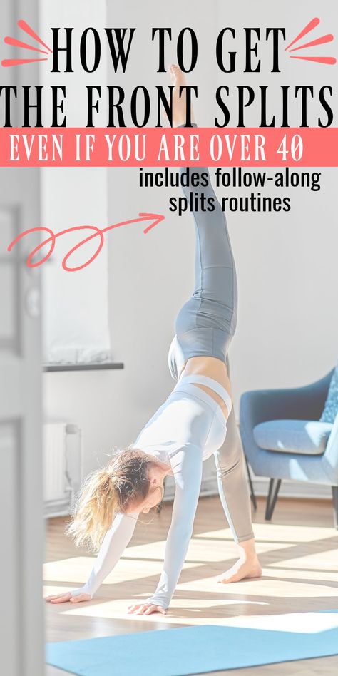 How to Increase Your Flexibility for the Splits Stretching Routine For Flexibility, Passive Stretching, Standing Split, Splits Stretches, Hamstring Muscles, The Splits, Short Workouts, How To Do Splits, Flexibility Training