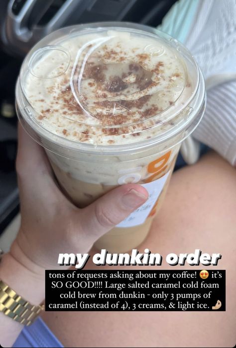 Salted Caramel Cold Brew Dunkin, Dunkin Donuts Drinks Chocolate, Dunkin Espresso Drinks, Dunkin Donuts Iced Coffee Order Cookie Butter, At Home Dunkin Iced Coffee, What To Get From Dunkin, Dunkin Donuts Iced Coffee Order Sweet, Dunkin Coffee Drinks, Summer Dunkin Drinks