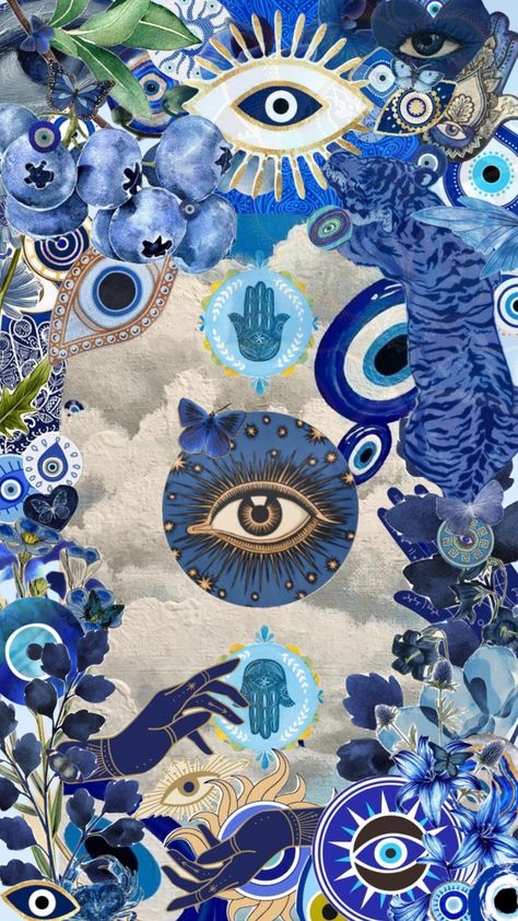 Mystic Wallpaper, Iphone Wallpaper Violet, Wallpaper Books, Evil Eye Art, Spiritual Wallpaper, Frida Art, Beauty Vibes, Eyes Wallpaper, Witchy Wallpaper