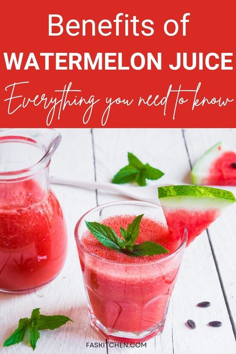 A vibrant Pinterest pin featuring a glass of freshly squeezed watermelon juice surrounded by juicy watermelon slices.  Explore the ultimate guide to this hydrating elixir!' 🍉🥤 #WatermelonJuice #HealthyLiving Watermelon Juice Benefits, Watermelon Juice Recipe, Watermelon Nutrition Facts, Watermelon Water, Watermelon Health Benefits, Watermelon Benefits, Watermelon Drink, Watermelon Carving, Hydrating Drinks