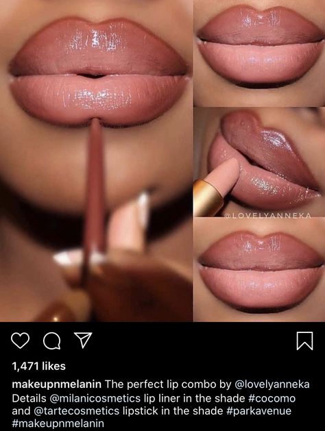 Elegant Makeup For Black Women, Southern Fusion Recipes, Lip Liners And Lipstick Combos, Ombre Lip Combos, Lipstick Combos Black Women, Burgundy Lip Combo, Brown Pink Lip Combo, 90s Lip Liner And Gloss, Lip Liner And Gloss Combo Light Skin